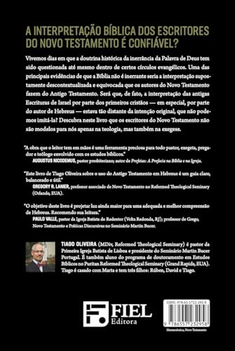 SOMBRAS DE CRISTO O USO DO ANTIGO TESTAMENTO EM HEBREUS