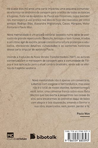 Nova mentalidade: Conversas em torno da carta de Paulo aos Filipenses (Portuguese Edition)