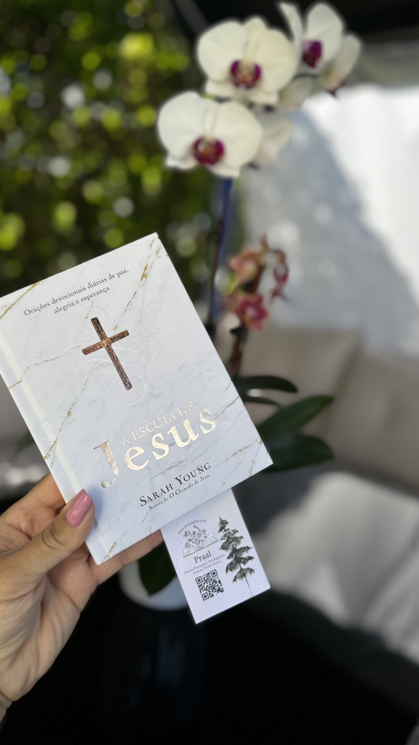 A escuta de Jesus. Oracoes devocionais diarias de paz. alegria e esperanca (Em Portugues do Brasil)