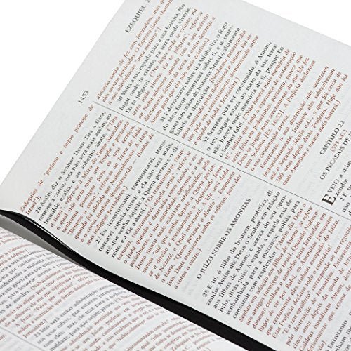 Bíblia de Estudo do Expositor - Capa couro bounded preta