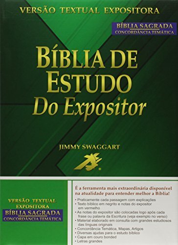Bíblia de Estudo do Expositor - Capa couro bounded preta