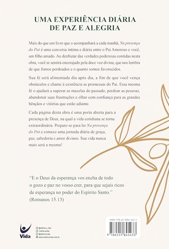 Na Presença do Pai: Uma Experiência Diária de paz e Alegria