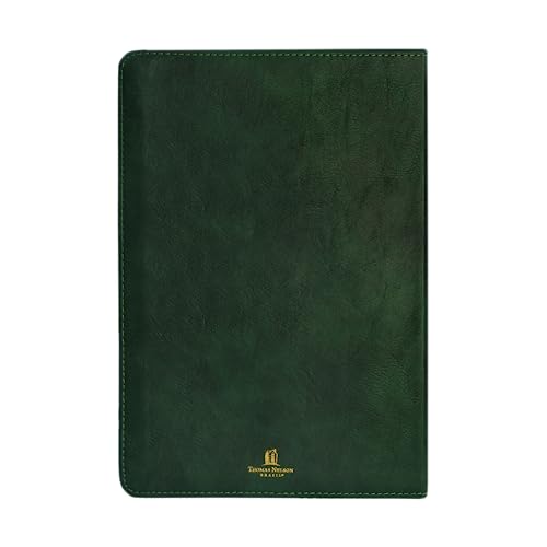 Bíblia Bilíngue, Português/Inglês, ACF/KJV, Couro Soft, Verde, Leitura Perfeita