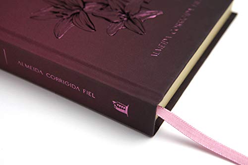 Biblia ACF Soft touch Cruz floral Leitura Perfeita (Em Portugues do Brasil)