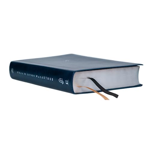 Bíblia de Estudo MacArthur, NVI, Couro Soft, Tecido, Leitura Perfeita