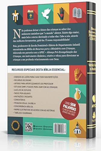 Biblia de Recursos Para Ministerio com Criancas ( Ara ) - Luxo Preta