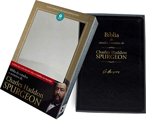 Biblia de Estudos e Sermoes de C. H. Spurgeon - Nova Versao Transformadora (Em Portugues do Brasil)