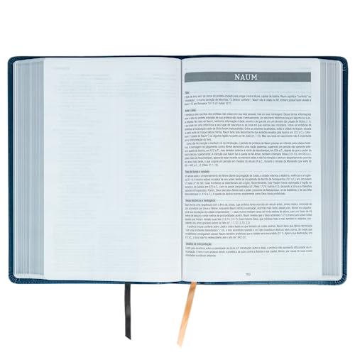 Bíblia de Estudo MacArthur, NVI, Couro Soft, Tecido, Leitura Perfeita