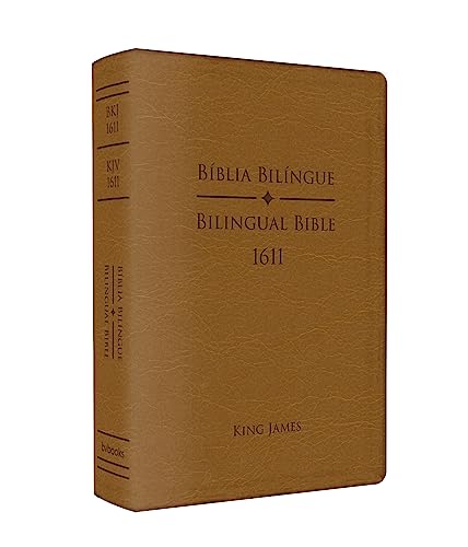 Holy Bible King James 1611 Bilingual Brown Cover - Portuguese - English - Bíblia King James Fiel 1611 Bilíngue Capa Marrom - Portugues - Ingles