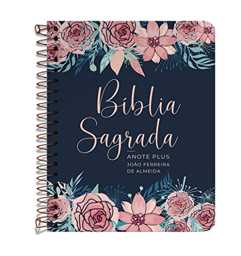 Bíblia Anote NVI Grande - Capa rosas