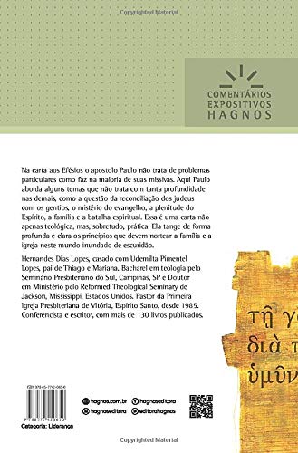 EFÉSIOS: Igreja, a noiva gloriosa de Cristo (Comentários Expositivos Hernandes Dias Lopes) (Portuguese Edition)