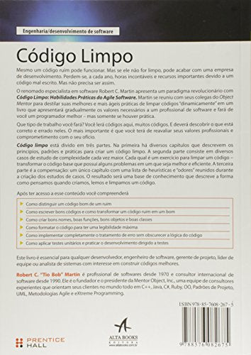 Código Limpo. Habilidades Práticas Do Agile Softwar (Em Portuguese do Brasil)