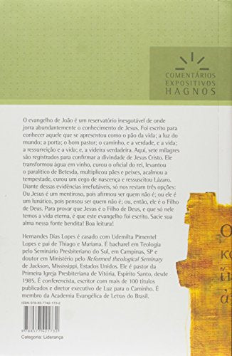 JOÃO: As glórias do Filho de Deus (Comentários Expositivos Hernandes Dias Lopes) (Portuguese Edition)
