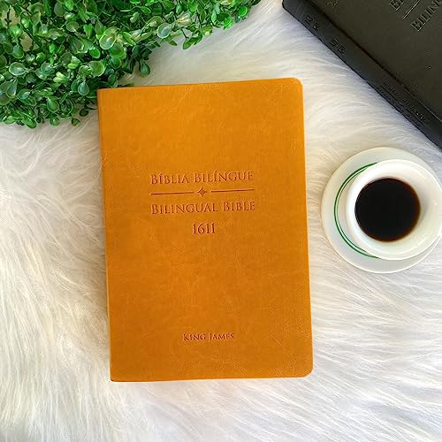 Holy Bible King James 1611 Bilingual Brown Cover - Portuguese - English - Bíblia King James Fiel 1611 Bilíngue Capa Marrom - Portugues - Ingles