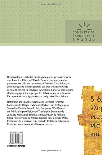 1, 2, 3JOÃO: Como ter garantia da salvação (Comentários Expositivos Hernandes Dias Lopes) (Portuguese Edition)