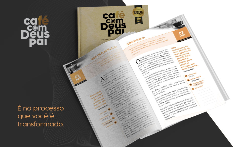Devocional - Café com Deus Pai 2023 - Porções Diárias de Renovação - (Em Portugues do Brasil) - JUNIOR ROSTIROLA