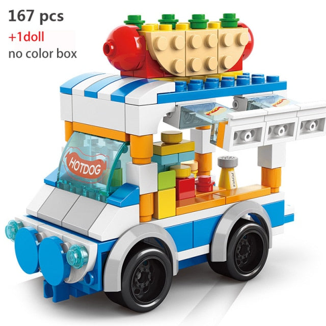 Blocos de Arquitetura - Brinquedos de Plástico - Montessori toys for kids - Para Crianças de 3 Anos ou mais