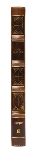 Bíblia Slim NVI, Letra Grande, Couro-soft marrom, Luxo, Barroca: Bíblia NVI Compacta