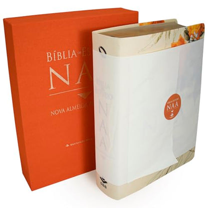Bíblia de Estudo NAA, capa lírica em tecido: Nova Almeida Atualizada (NAA)
