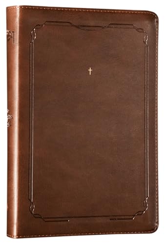 The Purpose Book: Bíblia Sagrada, A21, Capa Couro-soft marrom, Cruz