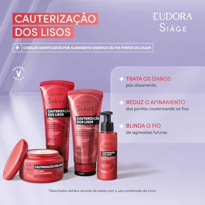 Eudora Siàge Cauterização dos Lisos Máscara Capilar 250g