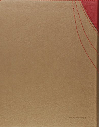 Bíblia Ministerial. NVI - Capa Marrom Claro e Vermelho