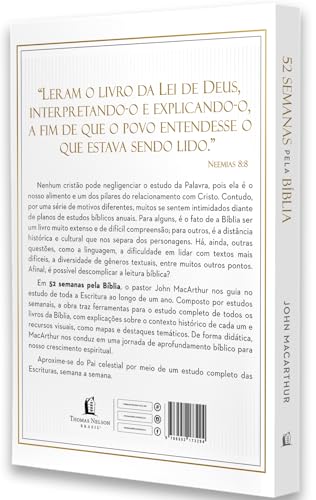 52 semanas pela Bíblia – Estudo bíblico semanal do autor de "Manual bíblico MacArthur"
