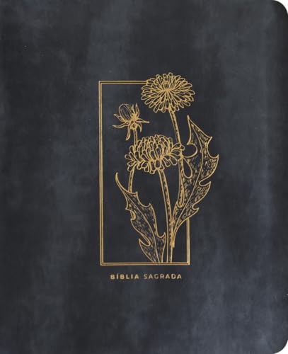 Bíblia Mulheres NVT - Uma Coluna Floral Grafite: Por Viviane Martinello