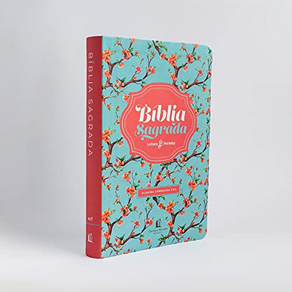 Biblia ACF - Capa flexivel - Floral - Leitura Perfeita (Em Portugues do Brasil)