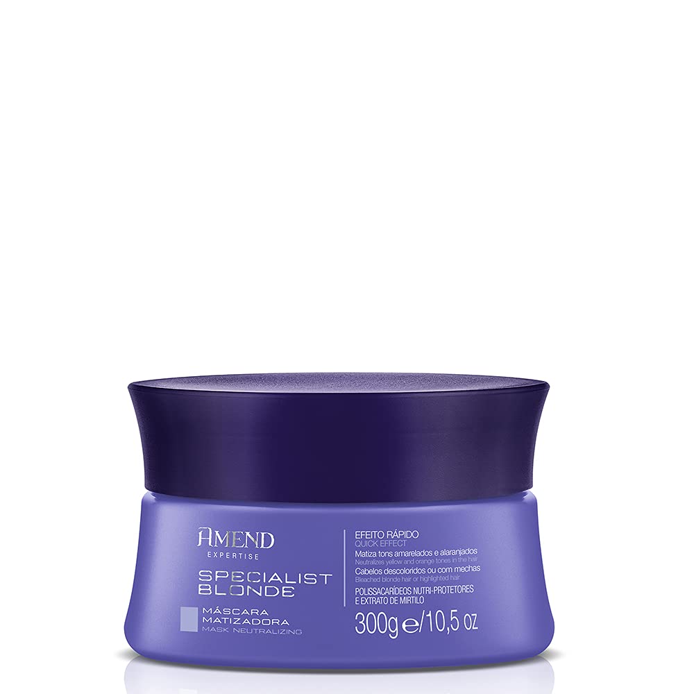 Máscara Matizadora Amend Specialist Blonde 300 G