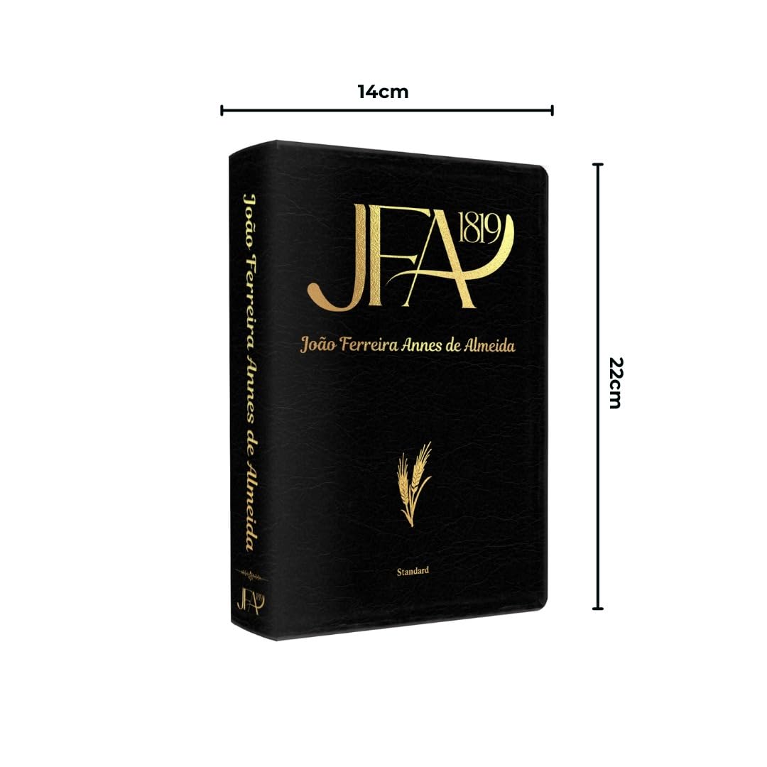 Bíblia Sagrada JFA 1819, Letra Grande, Couro Sintético Preta