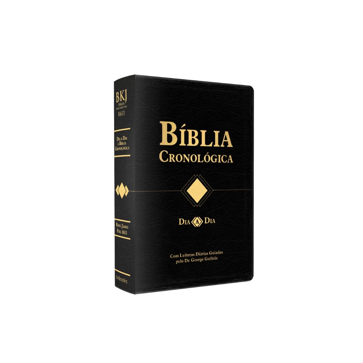 Bíblia Cronológica - Dia a Dia - Com Leituras Diarias - King James Fiel 1611 Portugues do Brasil
