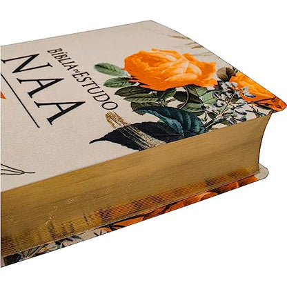 Bíblia de Estudo NAA, capa lírica em tecido: Nova Almeida Atualizada (NAA)