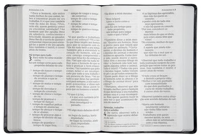 Bíblia NVI, Letra Sênior, Couro-soft azul, Leitura Perfeita - Portugues do Brasil