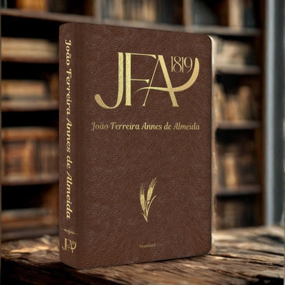 Bíblia Sagrada JFA 1819, Letra Grande, Couro Sintético Marrom