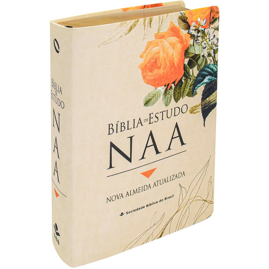 Bíblia de Estudo NAA, capa lírica em tecido: Nova Almeida Atualizada (NAA)