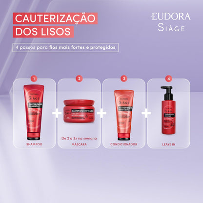 Eudora Siàge Cauterização dos Lisos Máscara Capilar 250g