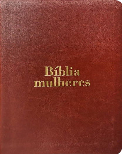 Bíblia Mulheres Naa - Duas Colunas - Básica Marrom: Por Viviane Martinello -