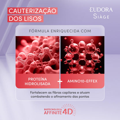 Eudora Siàge Cauterização dos Lisos Máscara Capilar 250g