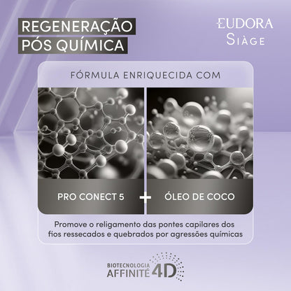 Eudora Máscara Repositora Siàge Expert Regeneração Pós Química 250g