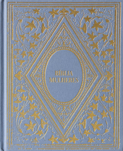 Bíblia Mulheres NAA - Capa Dura Vintage Azul: Por Viviane Martinello