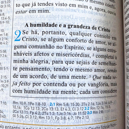 Biblia de Estudo King James 1611 (Estudo Holman) [imitation_leather] BVBOOKS [Jan 01, 2018] - BLUE