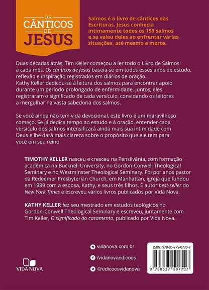 Os Cânticos de Jesus. Um Ano de Devocionais Diários nos Salmos