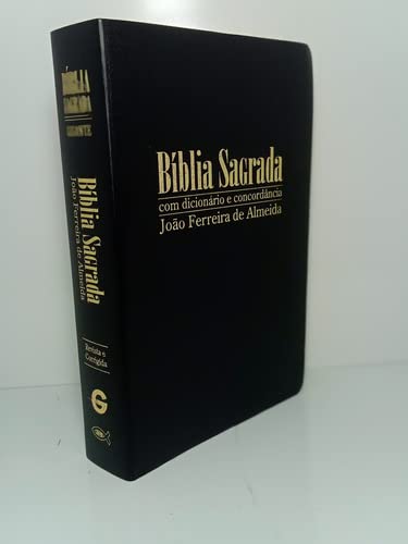 Bíblia Sagrada com dicionário e concordância João Ferreira de Almeida - Letra Grande - Portugues