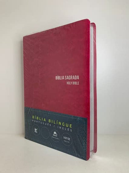 Bíblia NVI Português/Inglês Pink - Holy Bible NIV English/ Portuguese - Bilingual Bible English/Portuguese - Biblia Bilingue Portugues/Ingles