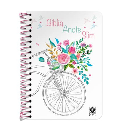 biblia anote nvt espiral com espaco para anotaco bike slim