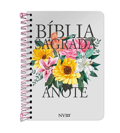 biblia nvi anote espiral primavera