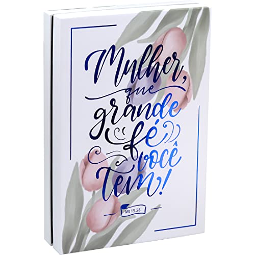 A Biblia da Mulher - NAA - Azul - Letra Grande - Portugues do Brasil - Tulipa - SBB - Compacta