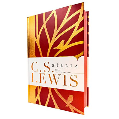 Bíblia C. S. Lewis: NVT - Capa Dura - Portugues do Brasil - Leituras dos célebres clássicos espirituais de Lewis - Letra Grande - Leitura Perfeita