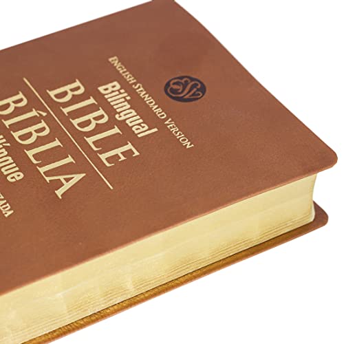 Bíblia Bilíngue ESV/NAA - Inglês/Português (Portuguese Edition) Bilingual Bible English Portuguese